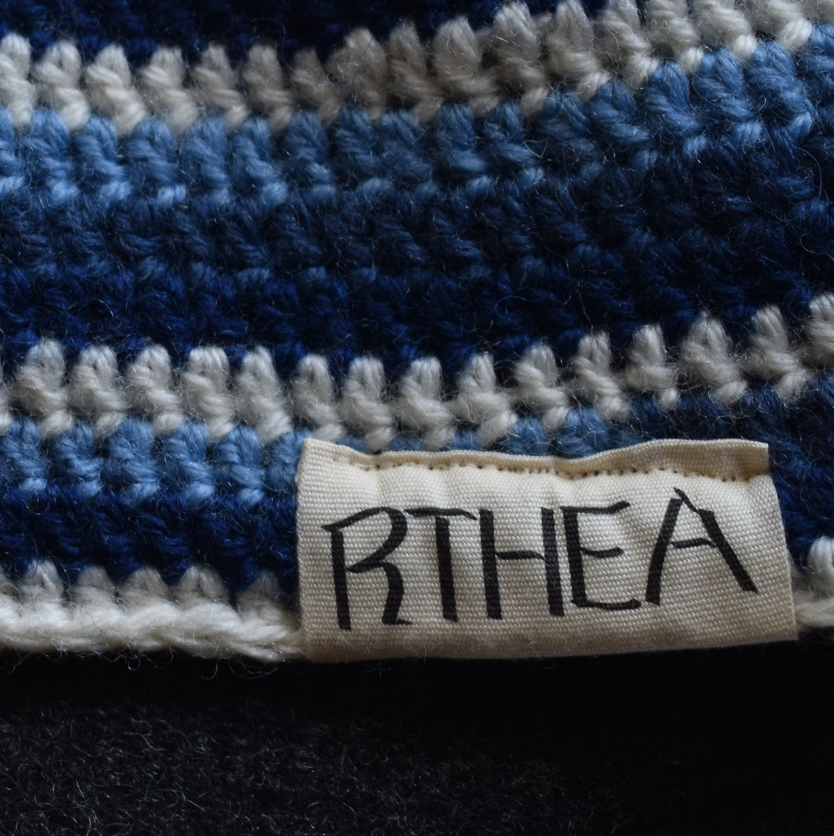 Ombre double beanie - ocean